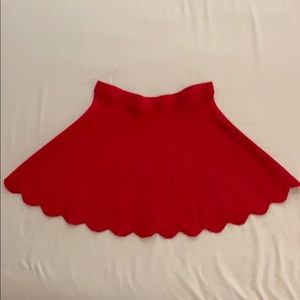 Candie’s, Sweater Skirt, Red, Juniors Large